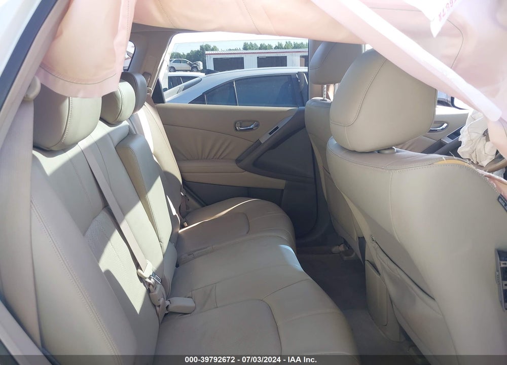 2009 NISSAN MURANO SL VIN: JN8AZ18W19W120512