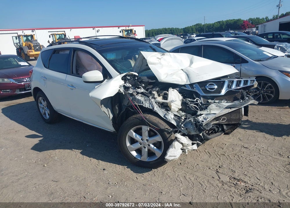 2009 NISSAN MURANO SL VIN: JN8AZ18W19W120512