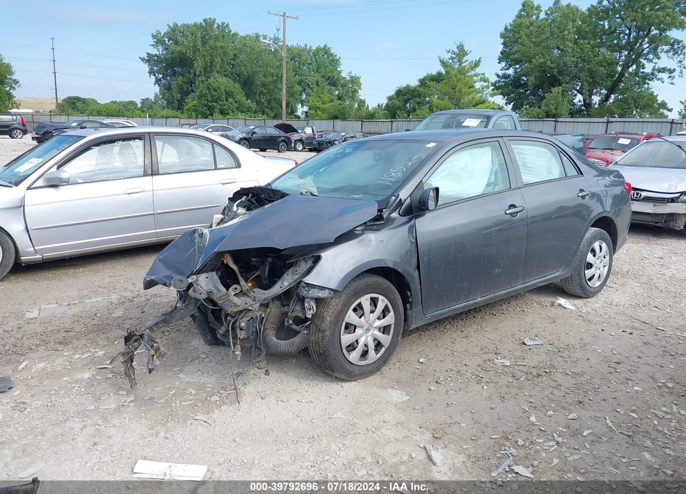 2009 TOYOTA COROLLA LE VIN: 2T1BU40E09C118522