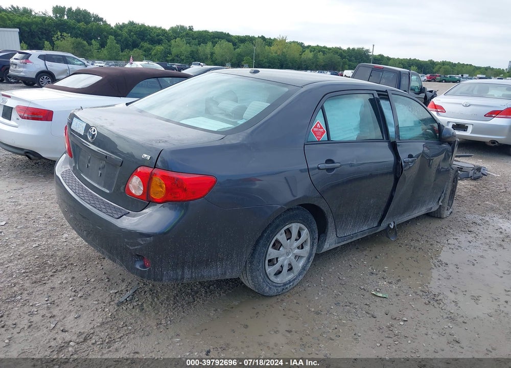 2009 TOYOTA COROLLA LE VIN: 2T1BU40E09C118522