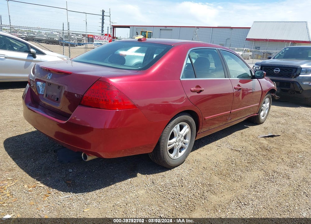 2006 HONDA ACCORD 2.4 EX VIN: 1HGCM56736A064394