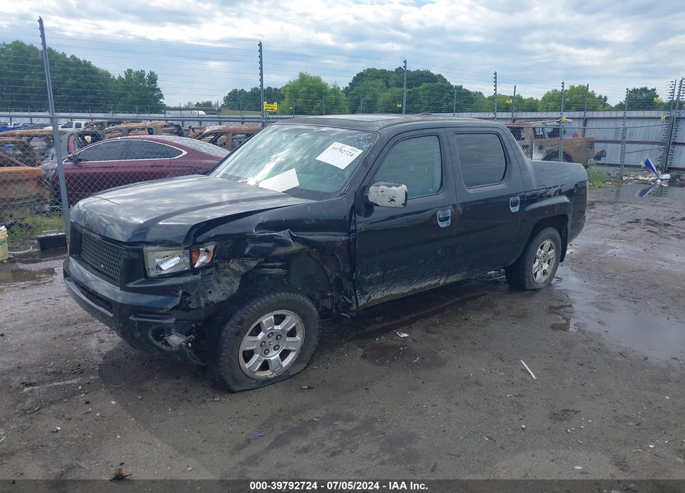 2008 HONDA RIDGELINE RTL VIN: 2HJYK16568H532698