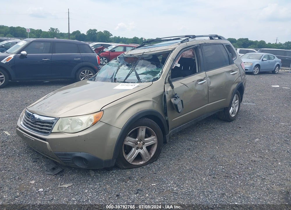 2009 SUBARU FORESTER 2.5X VIN: JF2SH63619H738832