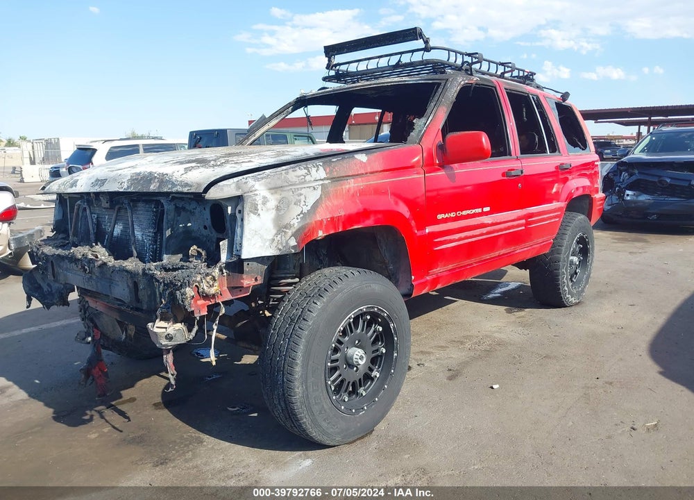 1996 JEEP GRAND CHEROKEE VIN: 1J4GZ78Y8TC296793