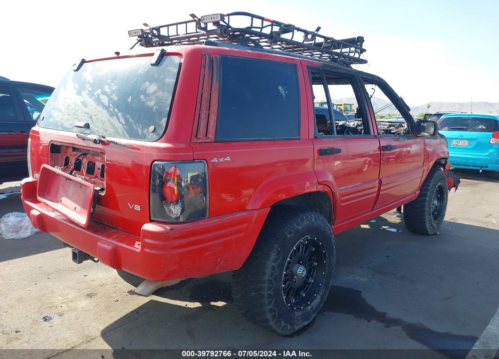 1996 JEEP GRAND CHEROKEE VIN: 1J4GZ78Y8TC296793