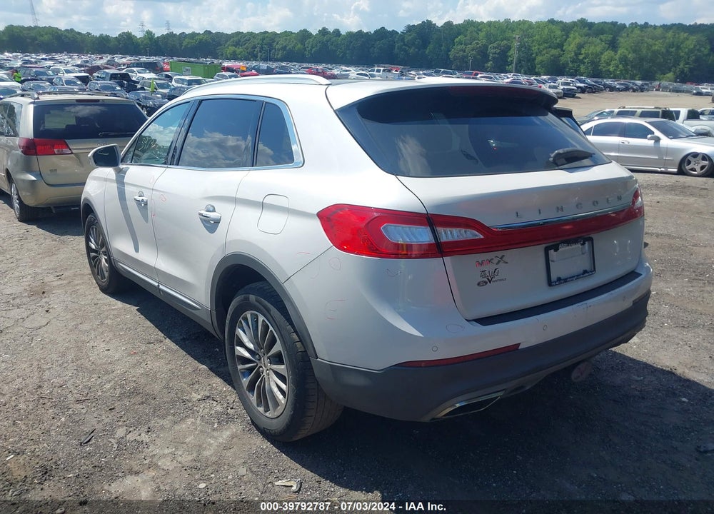 2017 LINCOLN MKX SELECT VIN: 2LMPJ6KR8HBL21868