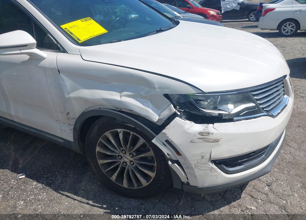2017 LINCOLN MKX SELECT VIN: 2LMPJ6KR8HBL21868