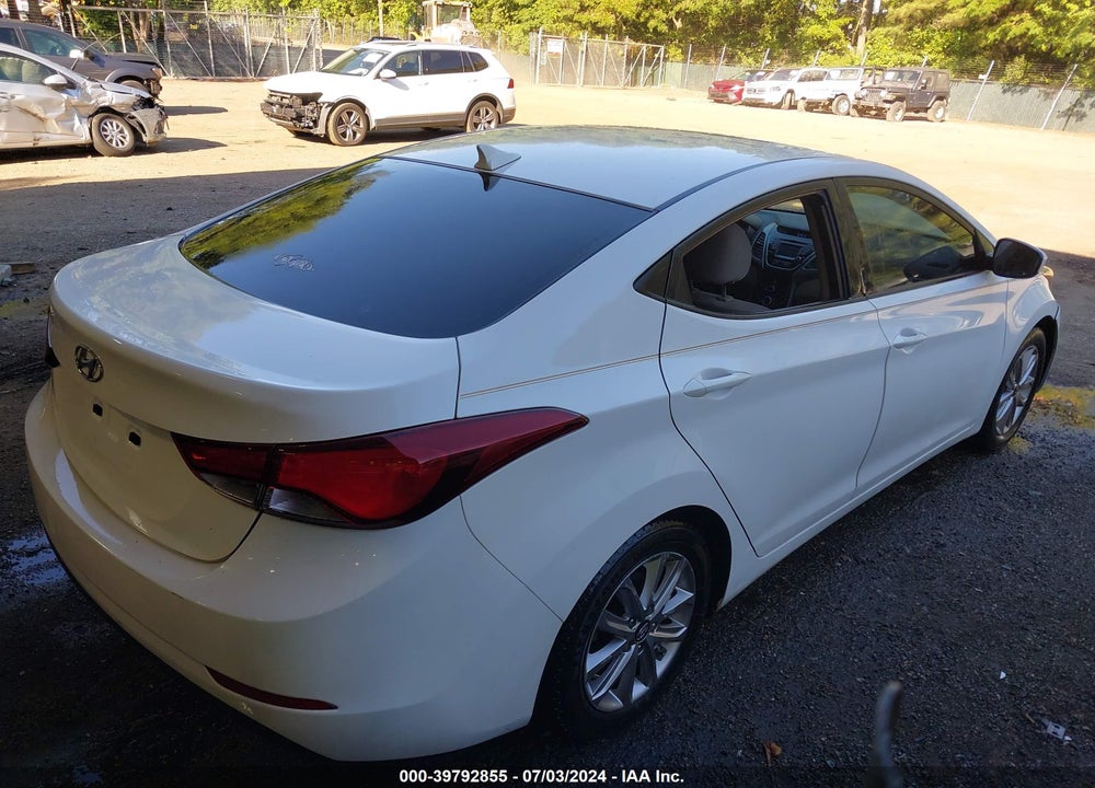 2014 HYUNDAI ELANTRA SE VIN: 5NPDH4AE5EH497424
