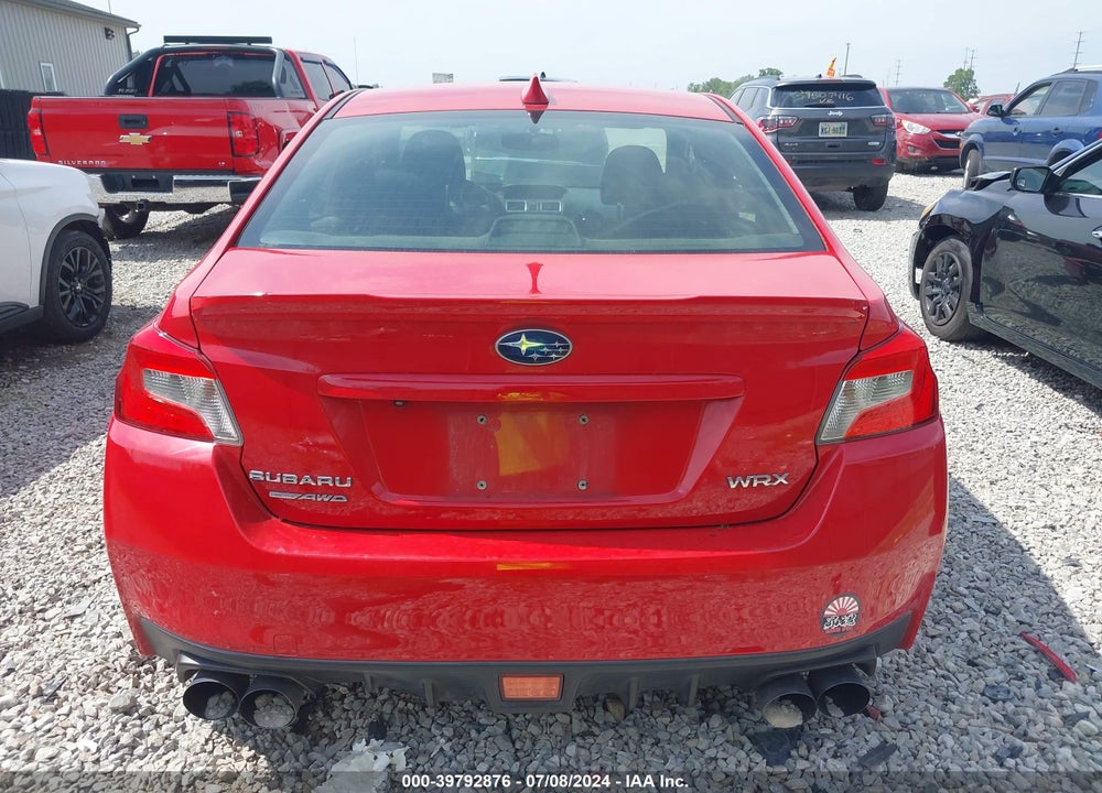 2016 SUBARU WRX VIN: JF1VA1B63G9801074