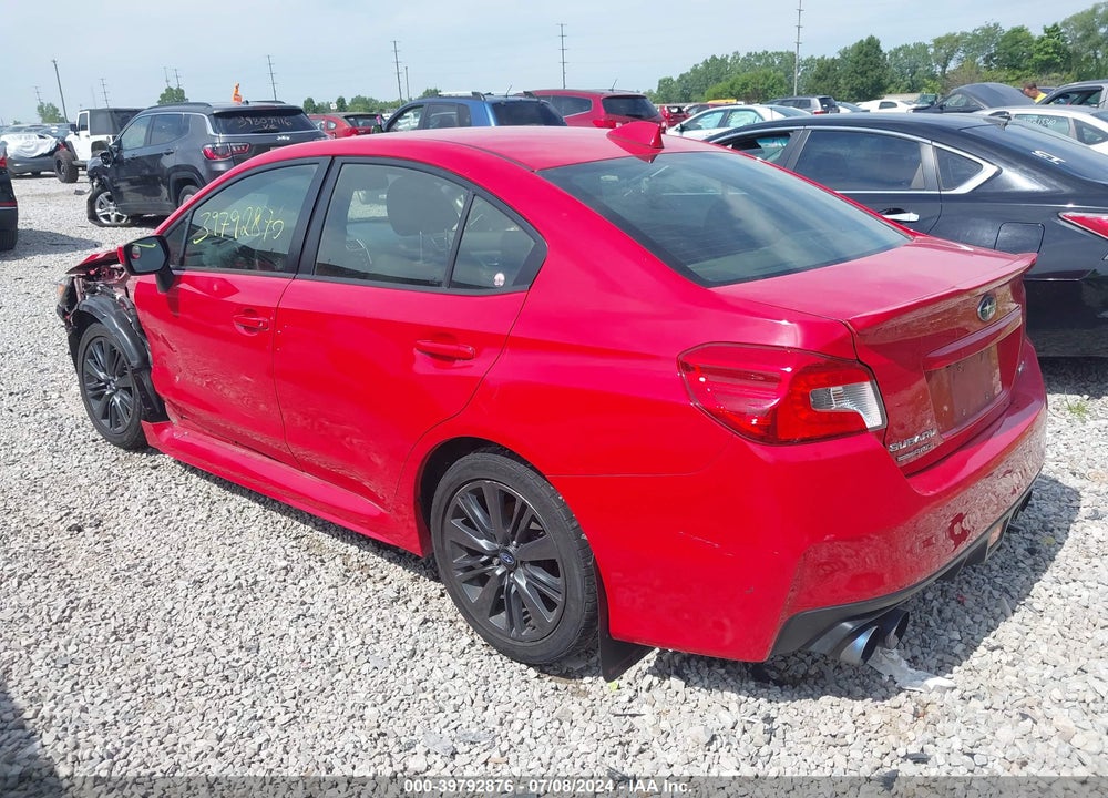2016 SUBARU WRX VIN: JF1VA1B63G9801074