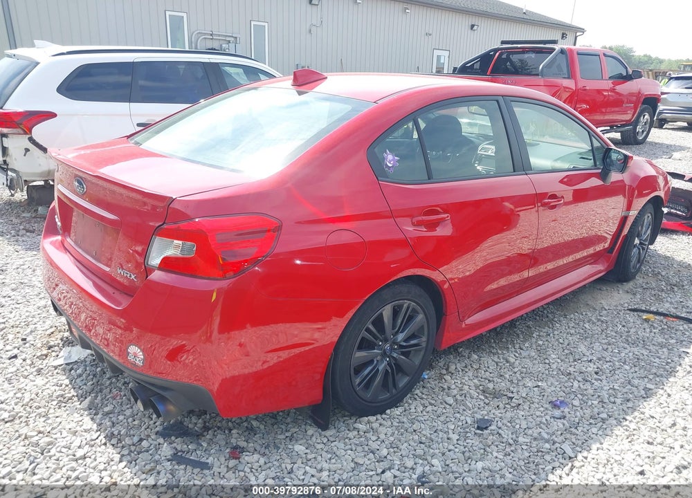 2016 SUBARU WRX VIN: JF1VA1B63G9801074