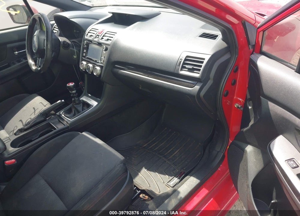2016 SUBARU WRX VIN: JF1VA1B63G9801074