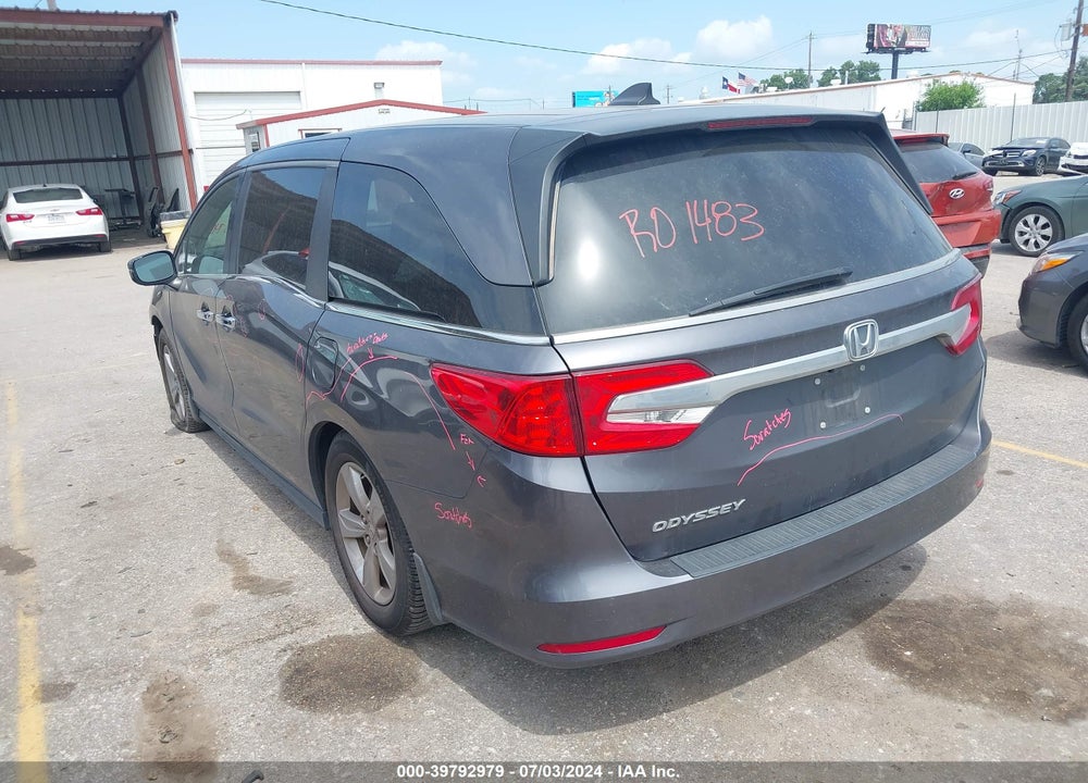 2018 HONDA ODYSSEY EX-L VIN: 5FNRL6H71JB042795