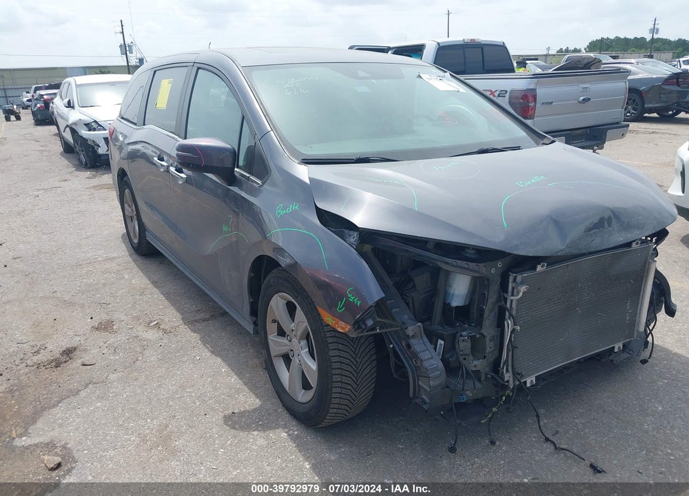 2018 HONDA ODYSSEY EX-L VIN: 5FNRL6H71JB042795