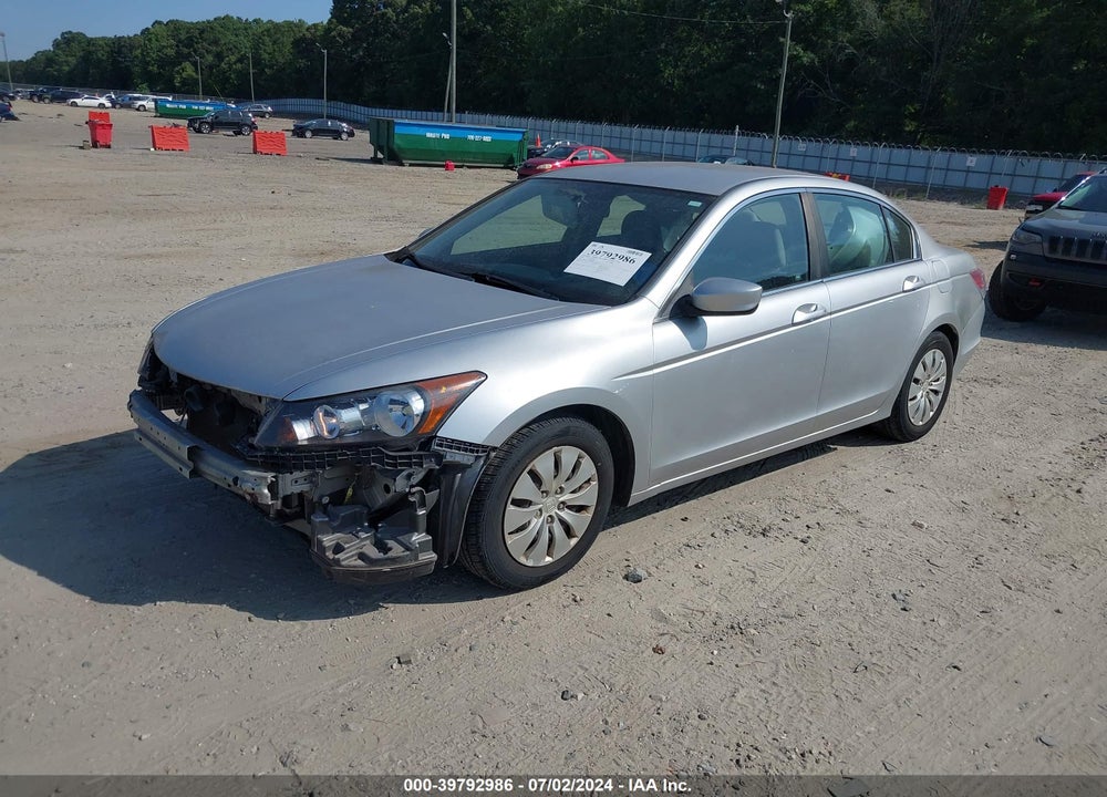 2012 HONDA ACCORD 2.4 LX VIN: 1HGCP2F37CA198582