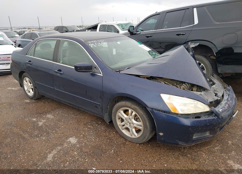 2007 HONDA ACCORD 2.4 SE VIN: JHMCM56307C022863