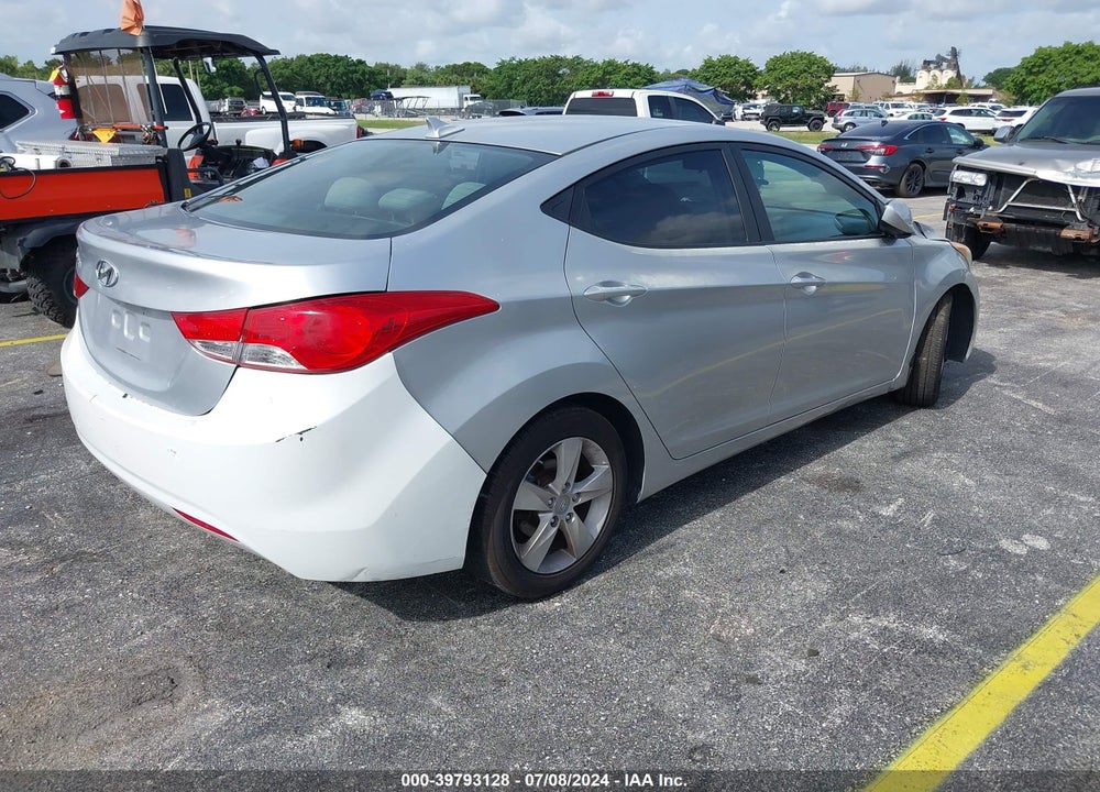 2013 HYUNDAI ELANTRA GLS VIN: 5NPDH4AE3DH308817