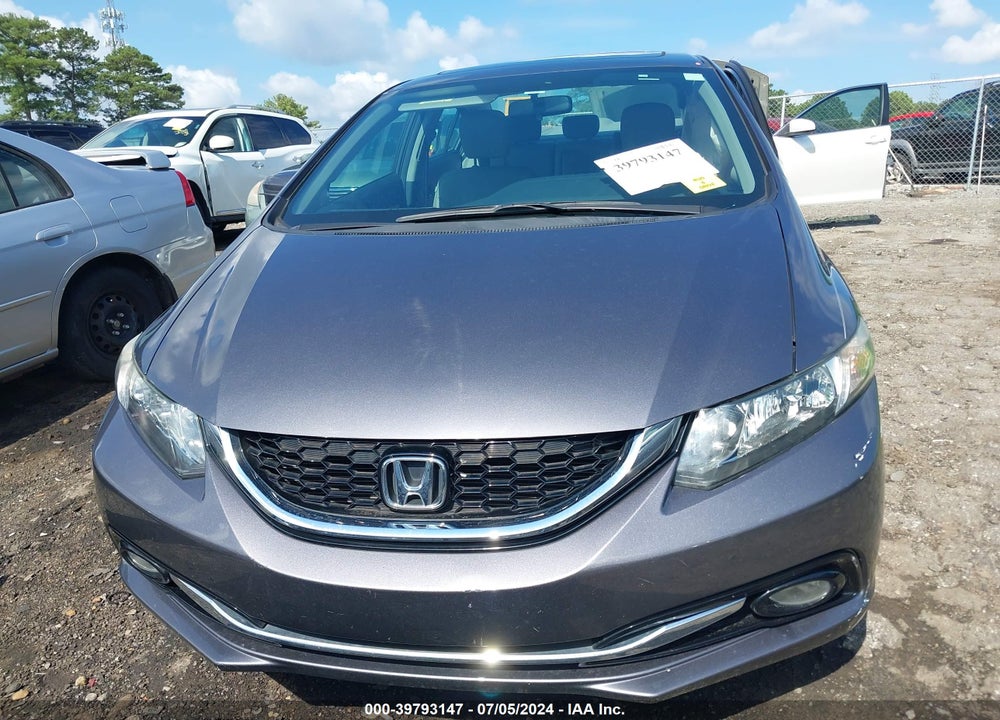 2014 HONDA CIVIC EX-L VIN: 19XFB2F93EE073691