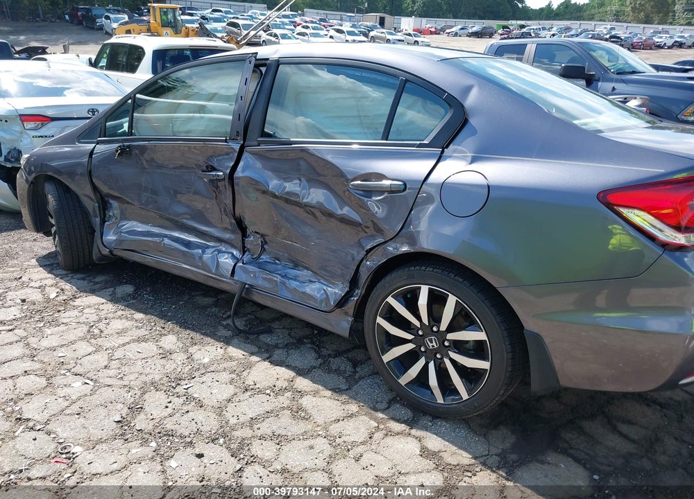 2014 HONDA CIVIC EX-L VIN: 19XFB2F93EE073691