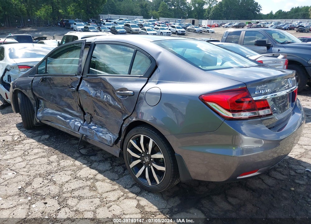 2014 HONDA CIVIC EX-L VIN: 19XFB2F93EE073691