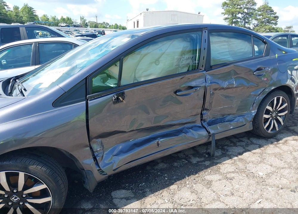 2014 HONDA CIVIC EX-L VIN: 19XFB2F93EE073691
