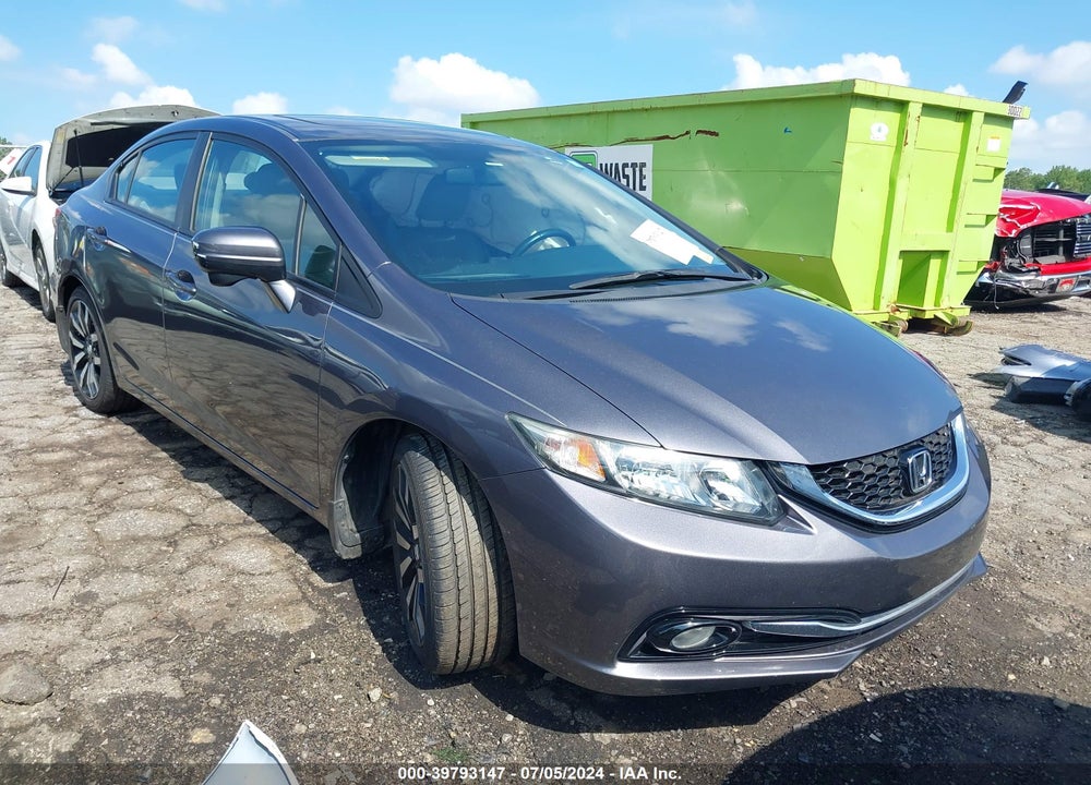 2014 HONDA CIVIC EX-L VIN: 19XFB2F93EE073691