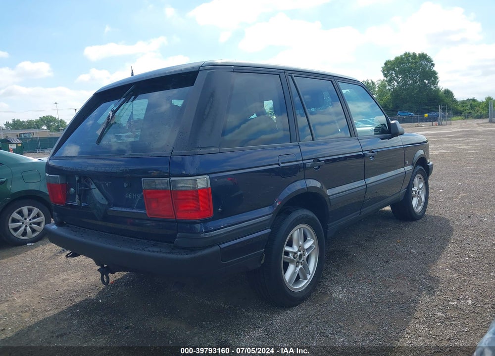 1999 LAND ROVER RANGE ROVER 4.6 HSE VIN: SALPV1441XA412198