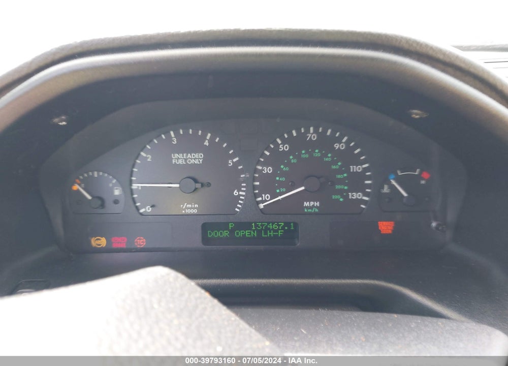 1999 LAND ROVER RANGE ROVER 4.6 HSE VIN: SALPV1441XA412198