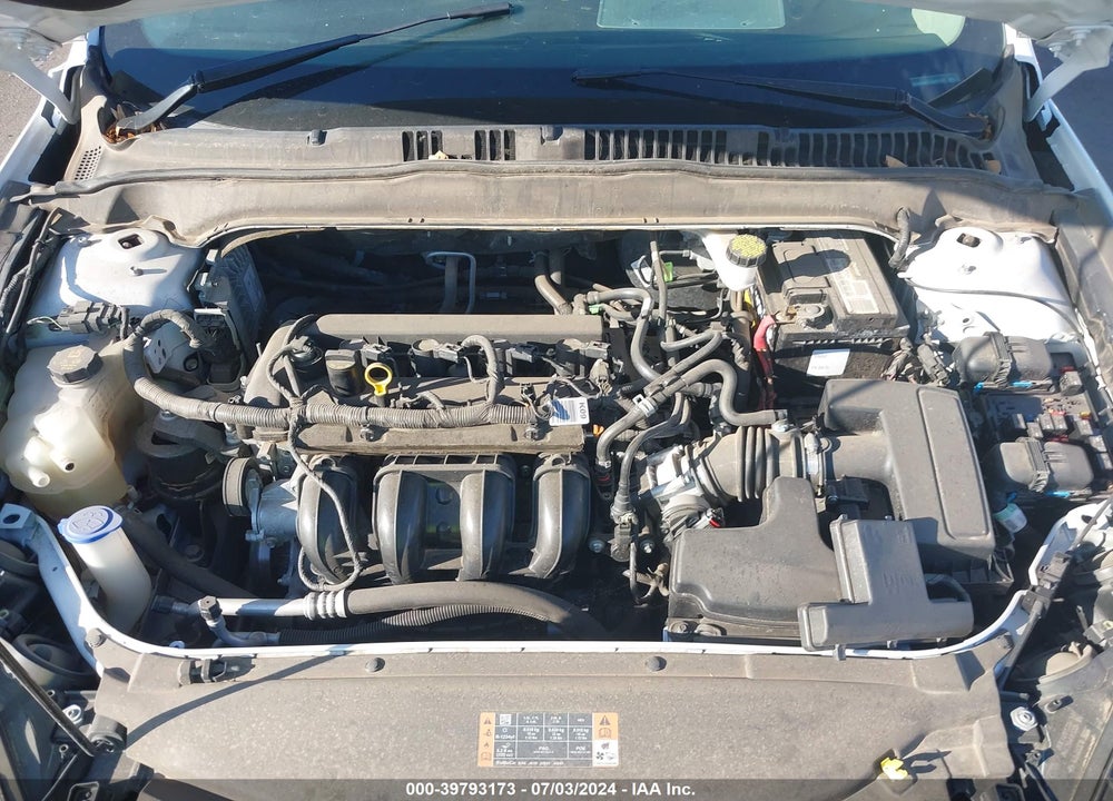 2018 FORD FUSION S VIN: 3FA6P0G71JR257717
