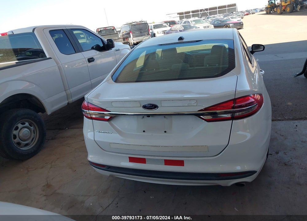 2018 FORD FUSION S VIN: 3FA6P0G71JR257717