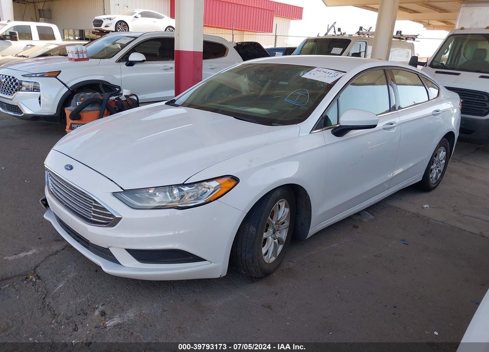 2018 FORD FUSION S VIN: 3FA6P0G71JR257717
