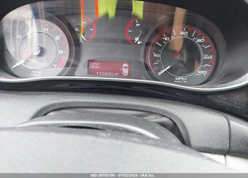 2013 DODGE DART SXT VIN: 1C3CDFBA6DD288054