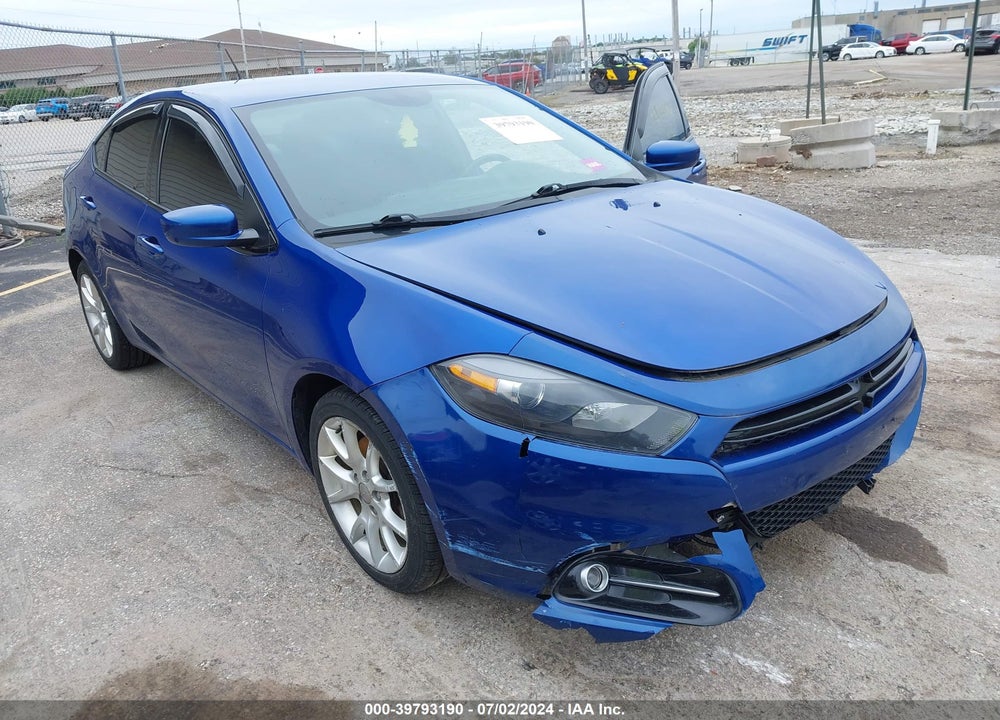 2013 DODGE DART SXT VIN: 1C3CDFBA6DD288054