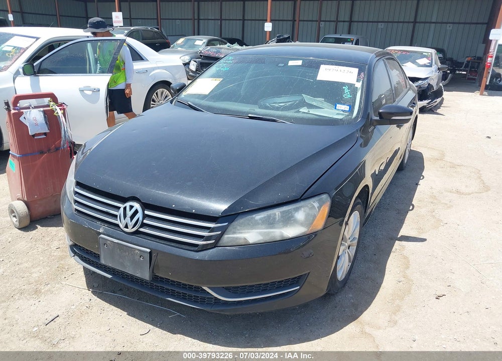 2013 VOLKSWAGEN PASSAT 2.5L S VIN: 1VWAH7A36DC056007