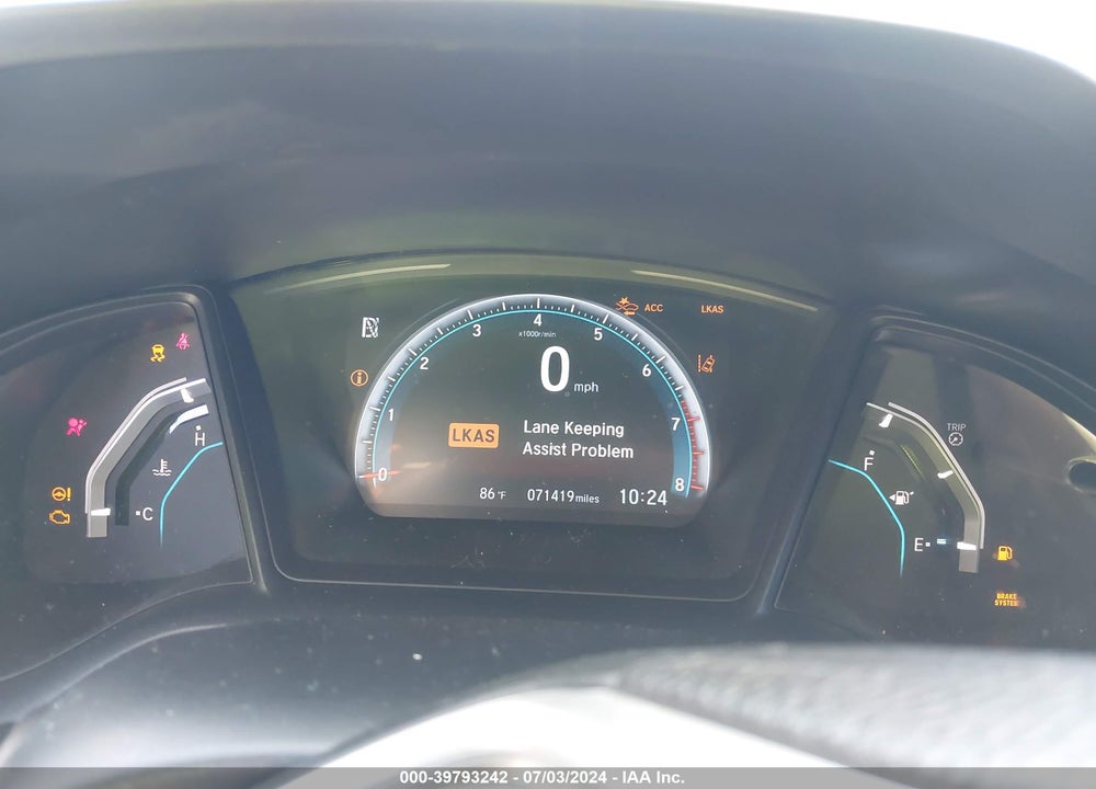2019 HONDA CIVIC LX VIN: 2HGFC2F68KH573026