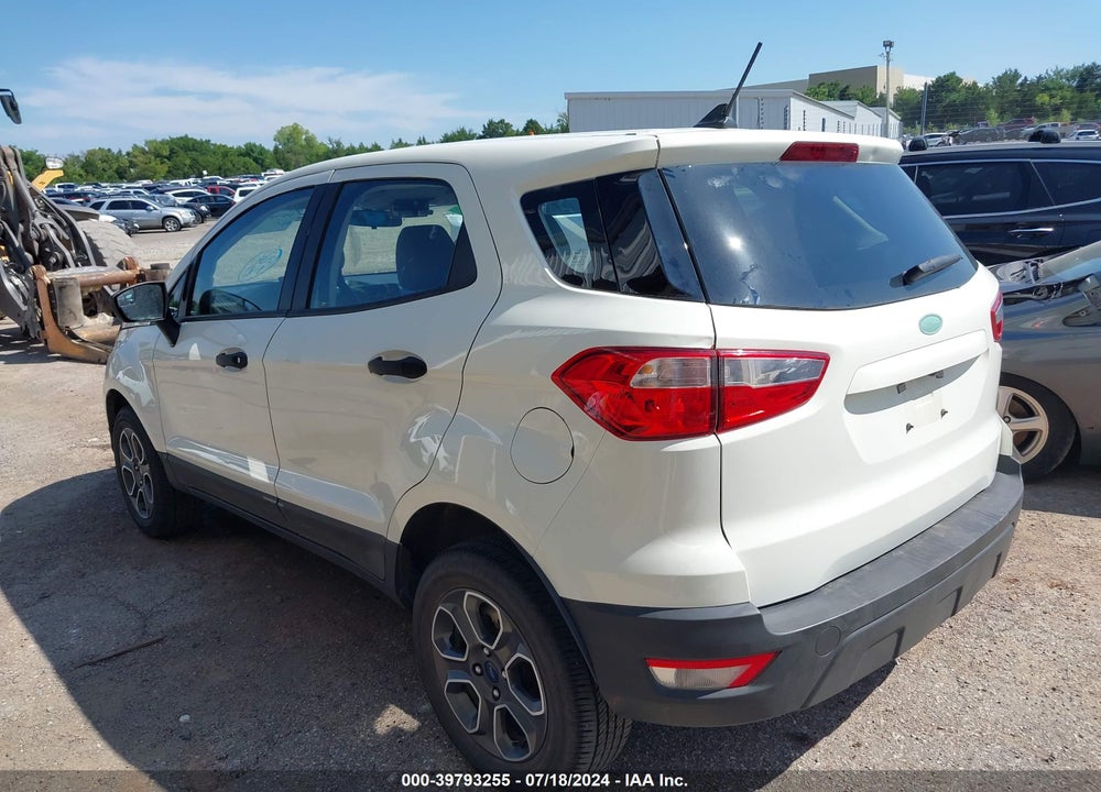 2022 FORD ECOSPORT S VIN: MAJ6S3FL3NC466766