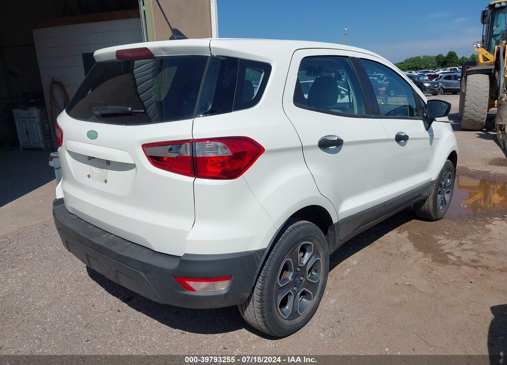 2022 FORD ECOSPORT S VIN: MAJ6S3FL3NC466766