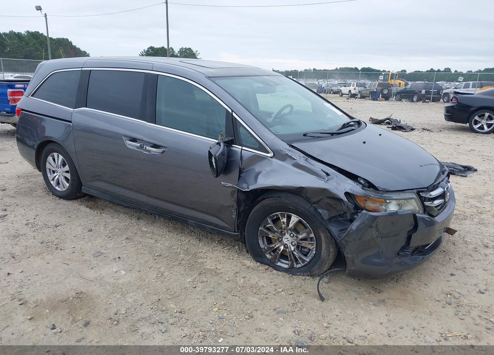 2014 HONDA ODYSSEY EX-L VIN: 5FNRL5H61EB049611