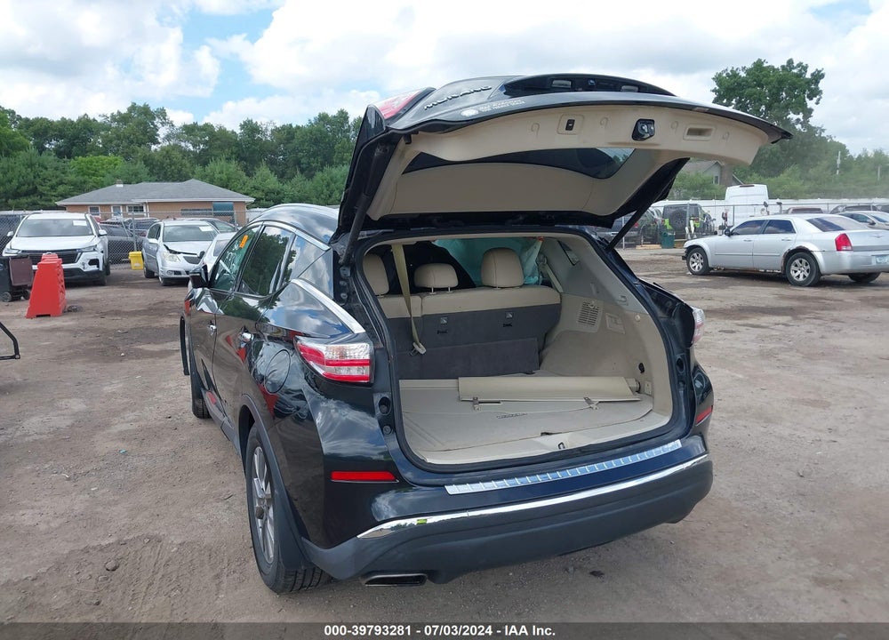 2016 NISSAN MURANO SL VIN: 5N1AZ2MHXGN116353