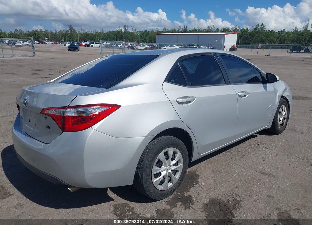 2016 TOYOTA COROLLA L VIN: 2T1BURHE7GC677404
