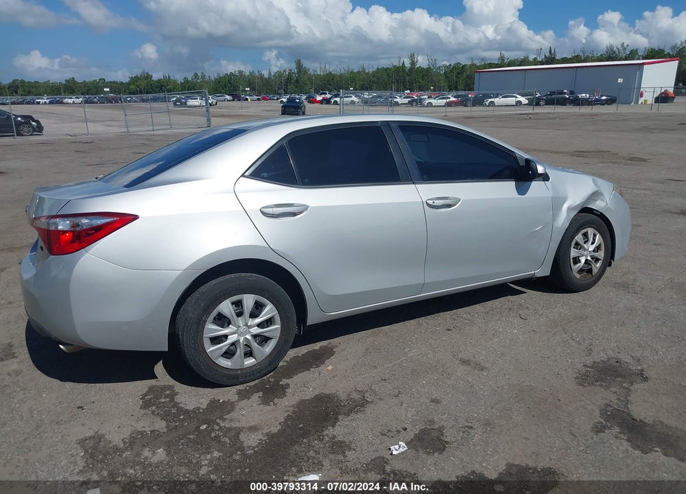 2016 TOYOTA COROLLA L VIN: 2T1BURHE7GC677404