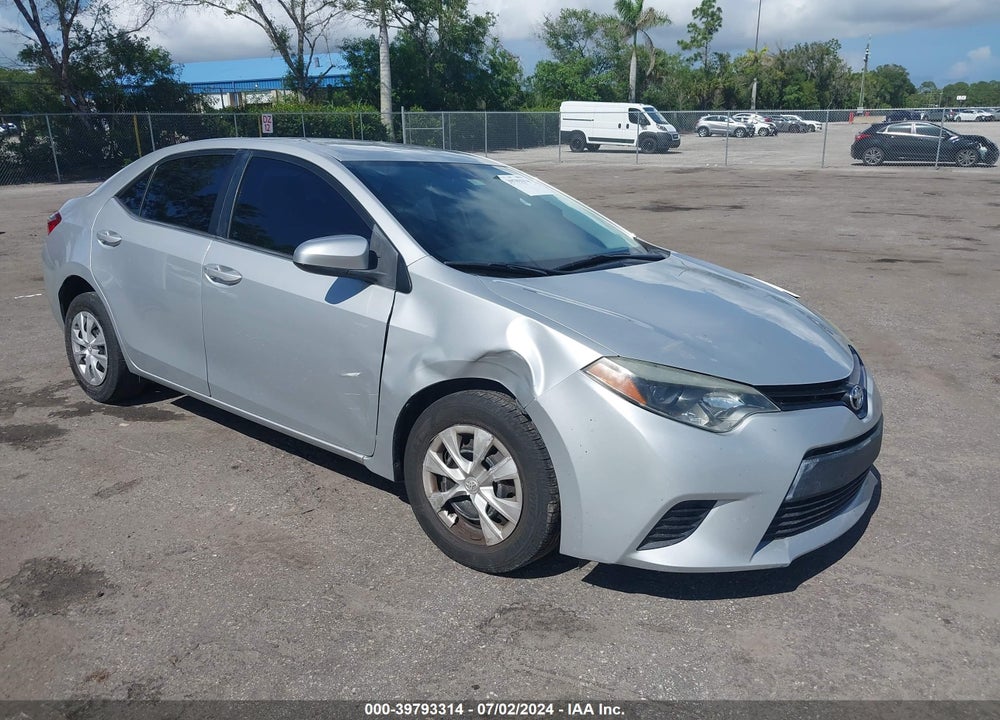 2016 TOYOTA COROLLA L VIN: 2T1BURHE7GC677404