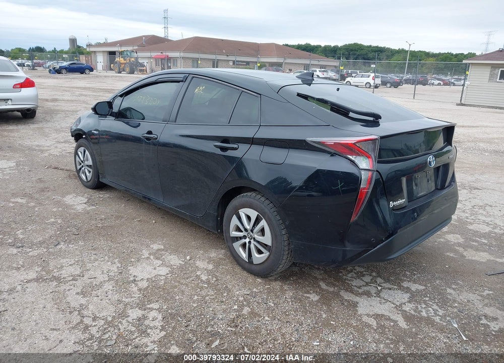 2018 TOYOTA PRIUS THREE VIN: JTDKARFU5J3552484