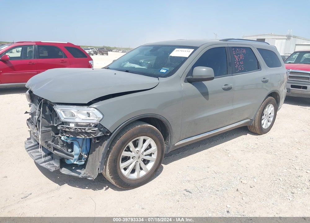 2021 DODGE DURANGO SXT PLUS RWD VIN: 1C4RDHAG5MC554533