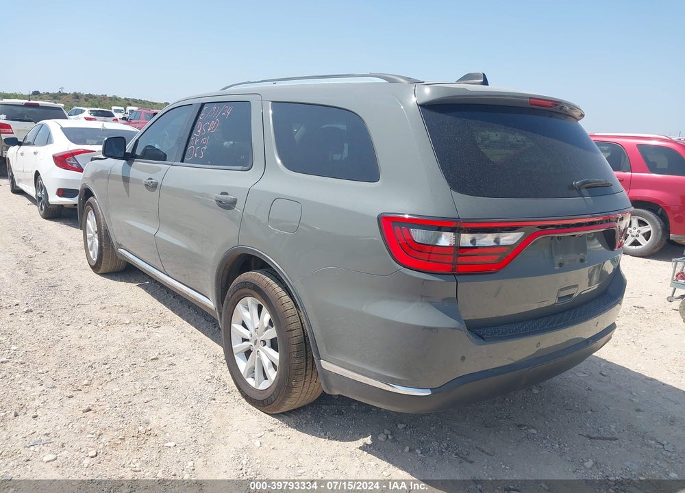 2021 DODGE DURANGO SXT PLUS RWD VIN: 1C4RDHAG5MC554533