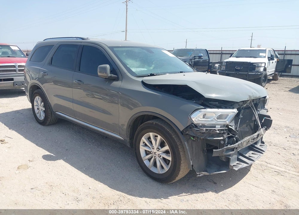 2021 DODGE DURANGO SXT PLUS RWD VIN: 1C4RDHAG5MC554533