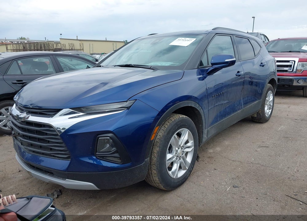 2022 CHEVROLET BLAZER FWD 2LT VIN: 3GNKBCR42NS208530