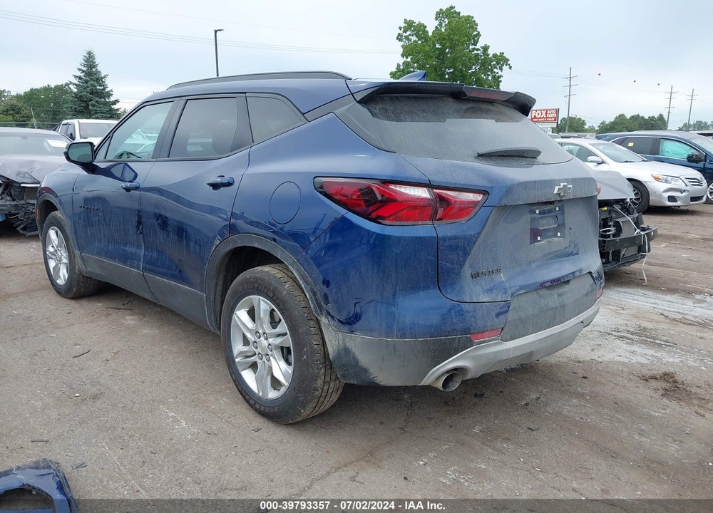 2022 CHEVROLET BLAZER FWD 2LT VIN: 3GNKBCR42NS208530