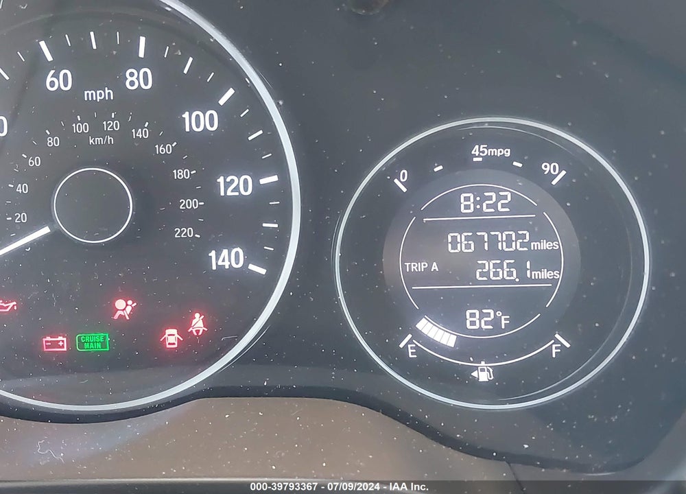 2018 HONDA HR-V VIN: 3CZRU6H58JM703692