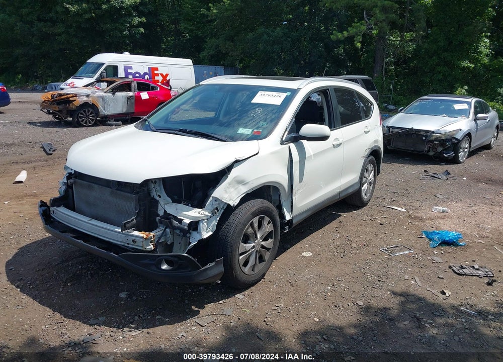 2014 HONDA CR-V EX-L VIN: 5J6RM4H73EL042408